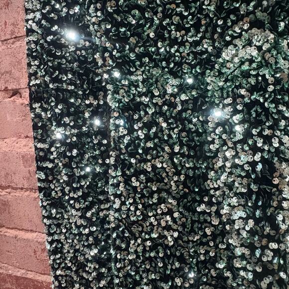 Bardot Lilia‎ Sequin Mini Dress in Green Size xxl US Size 12 - Picture 8 of 10